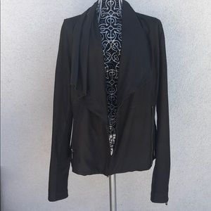 VINCE brown leather jacket